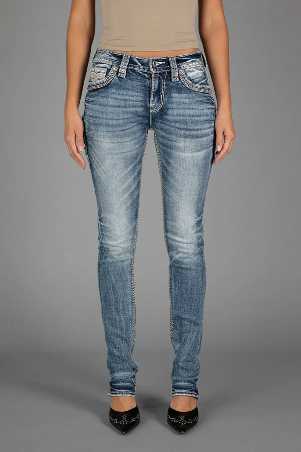 HIBISCUS STRAIGHT JEANS